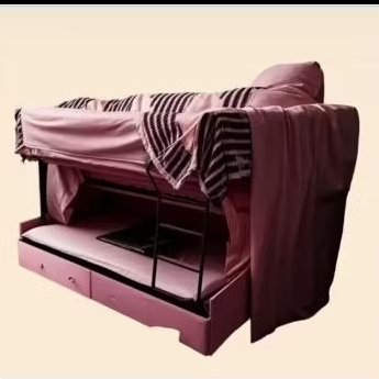 Bunk bed with sofa