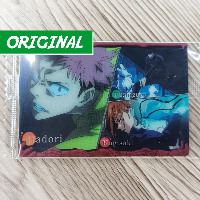 Yuji Megumi Nobara Photocard Jujutsu Kaisen Wafer 1-15