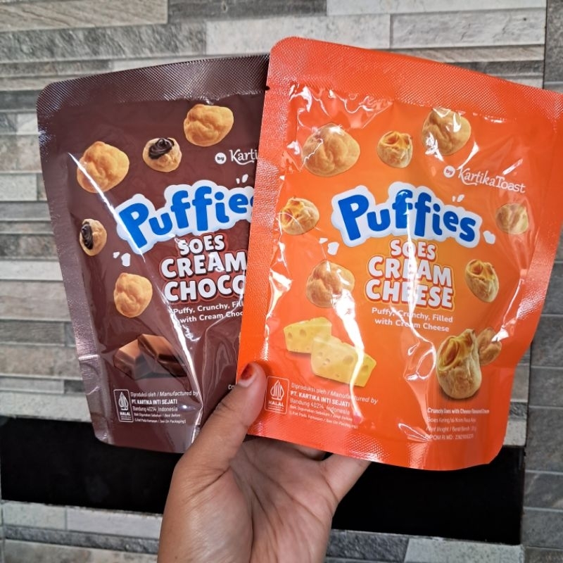 

Kartika Toast Puffies Soes Cream Choco 33 g & 72 g