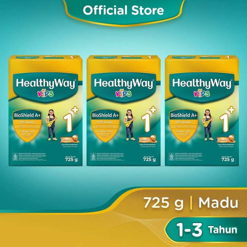 

[SALE JATENG] HealthyWay KIDS 1+ MADU /725G - Exp : 08.2025