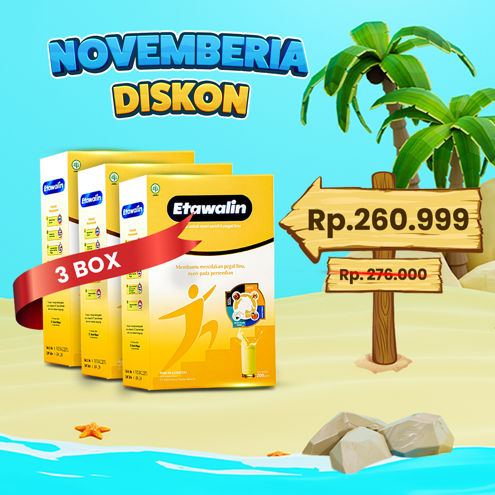 

Susu Kambing ETAWALIN Herbal Jamu Alami Paket Tuntas 3 Box Obat Nyeri Sendi