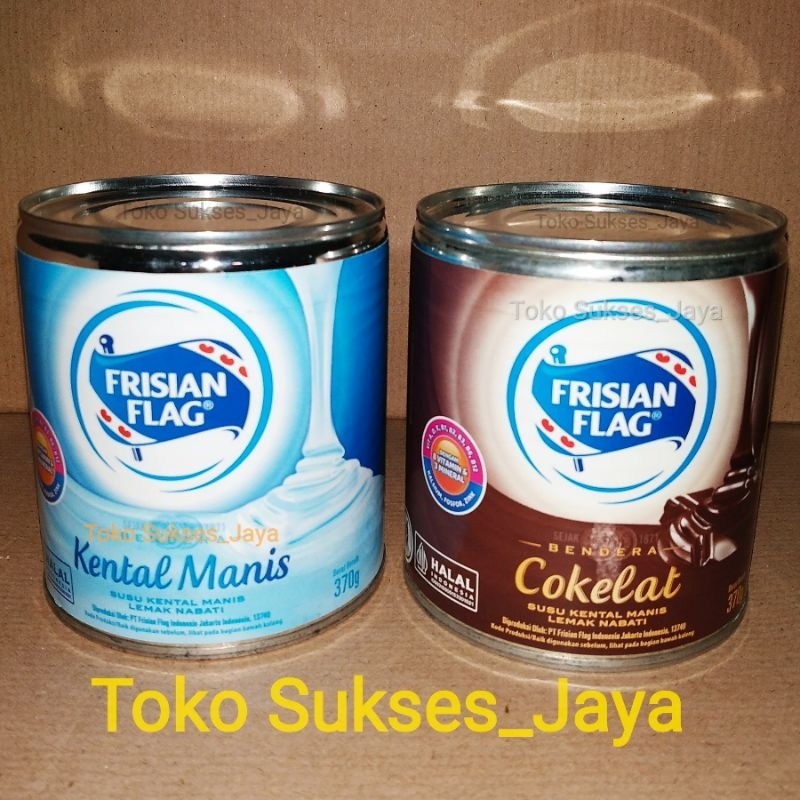 

1 Pcs Susu Frisian Flag® | Susu Kaleng Kental Manis / Coklat 370 Gram