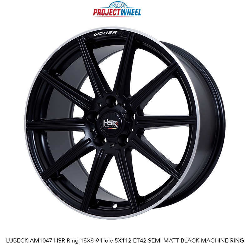 velg hsr lubeck ring 18x8-9 h5x112 buat mercy