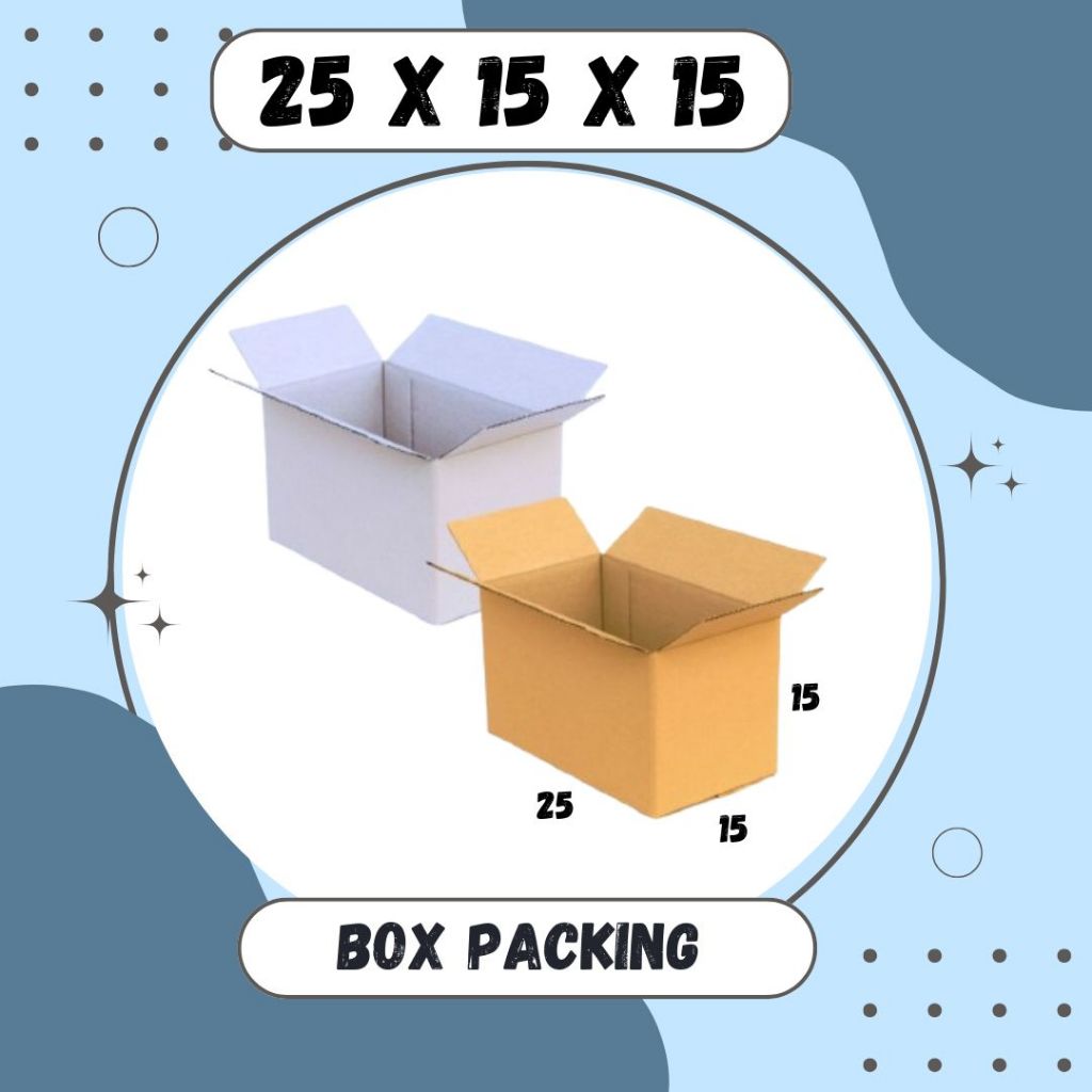 

Kardus 25x15x15 Box Packing A1 Karton Dus Jamu Kotak Olshop Kemasan Souvenir Sparepart Obat Madu Mainan