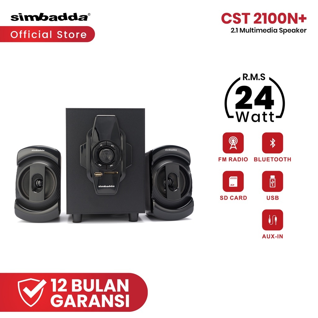 SPEAKER SIMBADA CST 2100N USB, BLUETOOTH+ RADIO