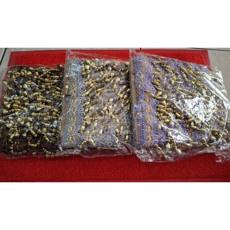 RENDA GORDEN PREMIUM PICASSO ,MEWAH,RENDA KRISTAL