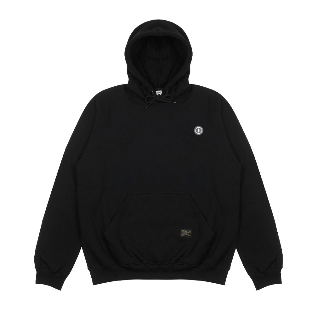 MORWICK - Hoodie Sweater Pria - Grund - Hitam