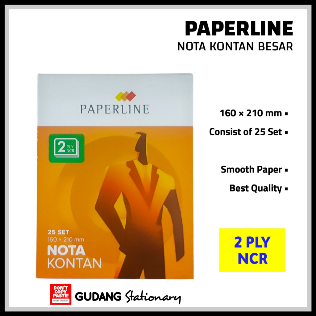 

Nota Kontan Besar 2 Ply NCR PAPERLINE