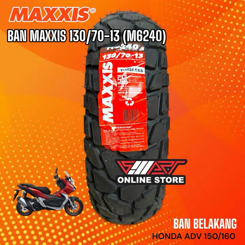 BAN MAXXIS 130/70-13 (M6240) BAN HONDA ADV 150 /160 BELAKANG