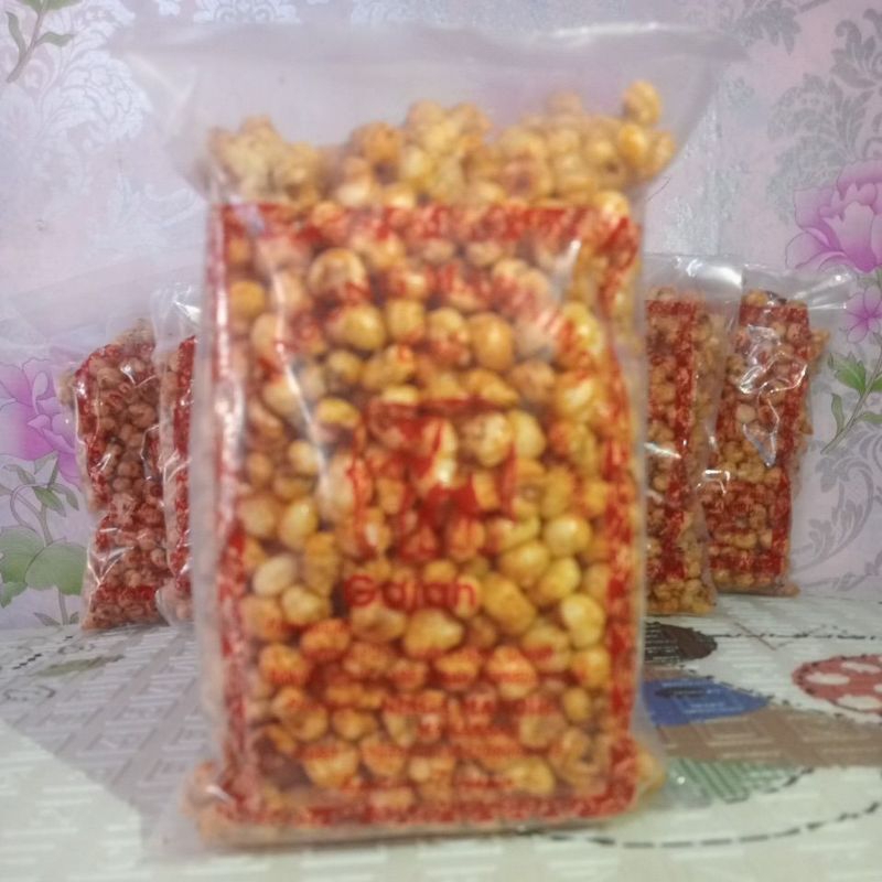 

jagung marning khas Makassar kemasan 200gm rasa pedas manis