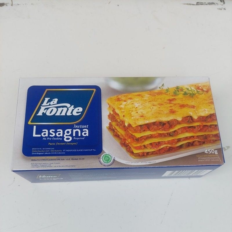 

LAFONTE INSTANT LASAGNA 450gr