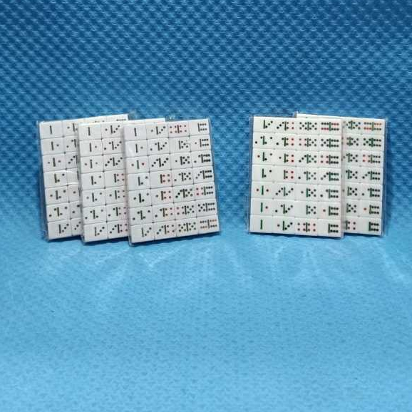 Batu Domino Tebal dan Tipis Kantong / Batu Domino Gaplek