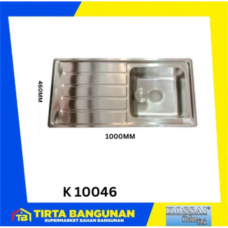 KOSSAI SINK K 10046 BAK CUCI PIRING