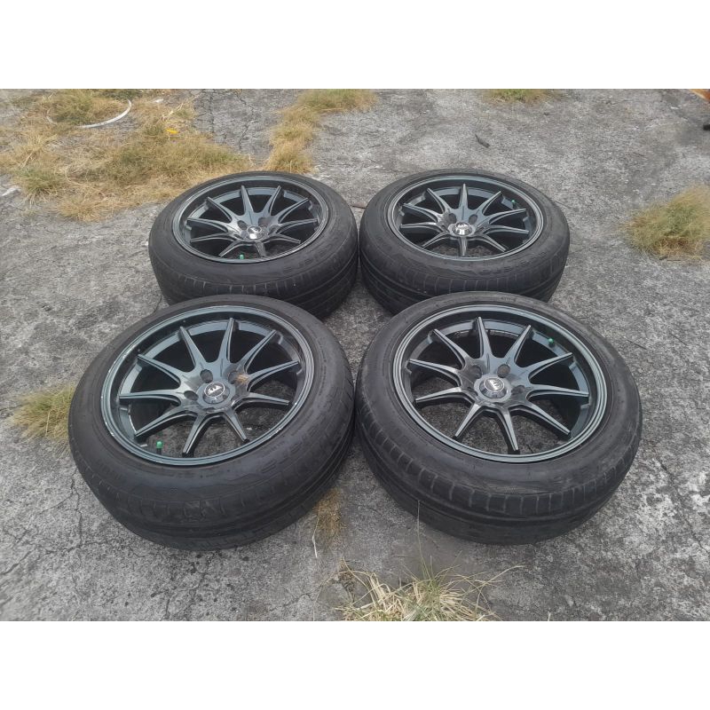 READY VELG 2ND VIP STATUS R18X8 H5X114 + BAN PHI 235 50 R18 INNOVA RUSH HRV