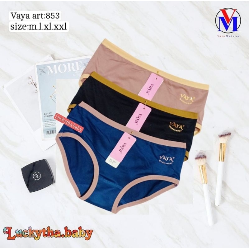 6pcs ,3pcs Vaya 853 / Celana dalam vaya 853 / cd vaya 853 / Celana dalam wanita vaya