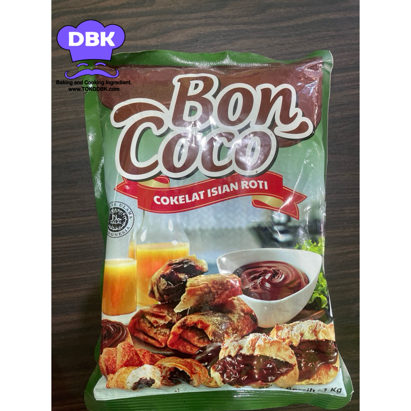 

Boncoco coklat filling 1kg bon coco selai isian filling roti cokelat