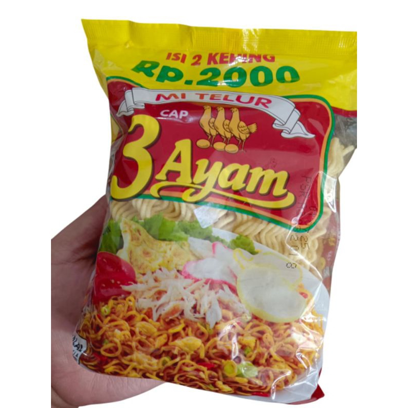 

Mi telur isi 2 keping cap 3 ayam 110g