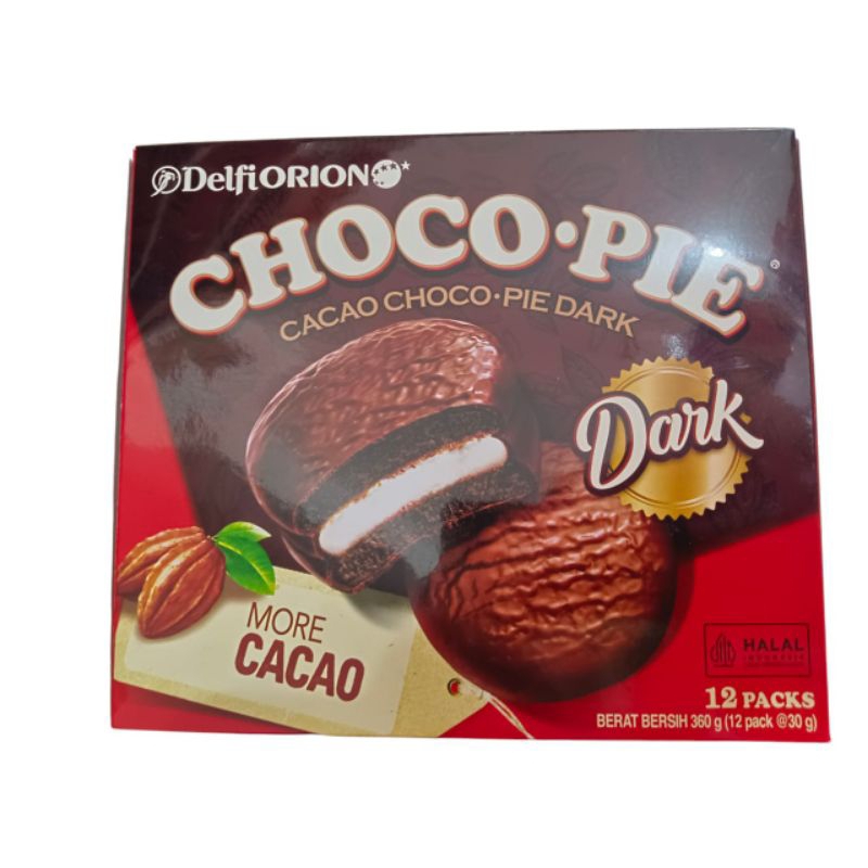 

Delfiorion CHOCO PIE cacao choco pie dark more cacao12 pack 360g 12 pack @ 30g