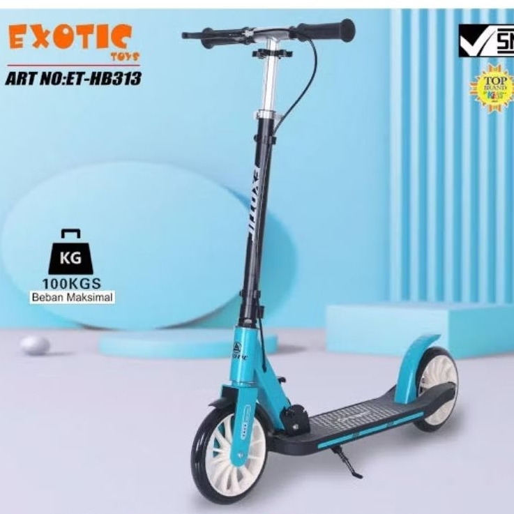 Scooter Besi Exotic HB 313 | Scooter Lipat Anak & Dewasa
