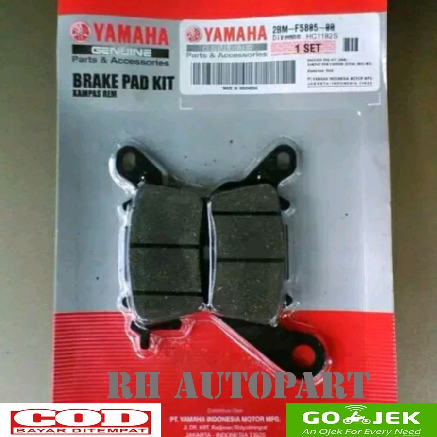 KAMPAS REM MIO M3 MIO SOUL GT 125 MIO GEAR 125 MIO Z FINO 125 X RIDE 125 FREE GO DISPAD DEPAN NMAX A