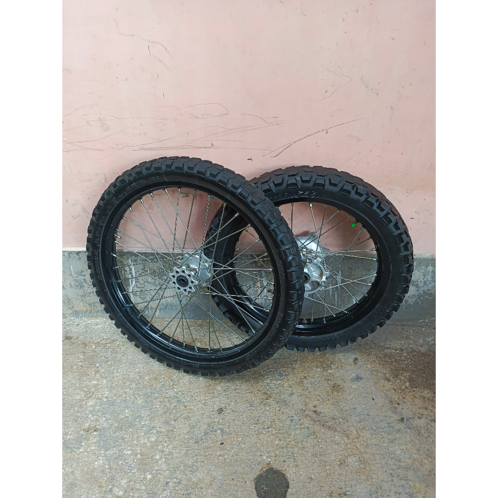 Roda Ori CRF Ring 18/21 Wheelset Original Copotan Motor Honda CRF150L Murah