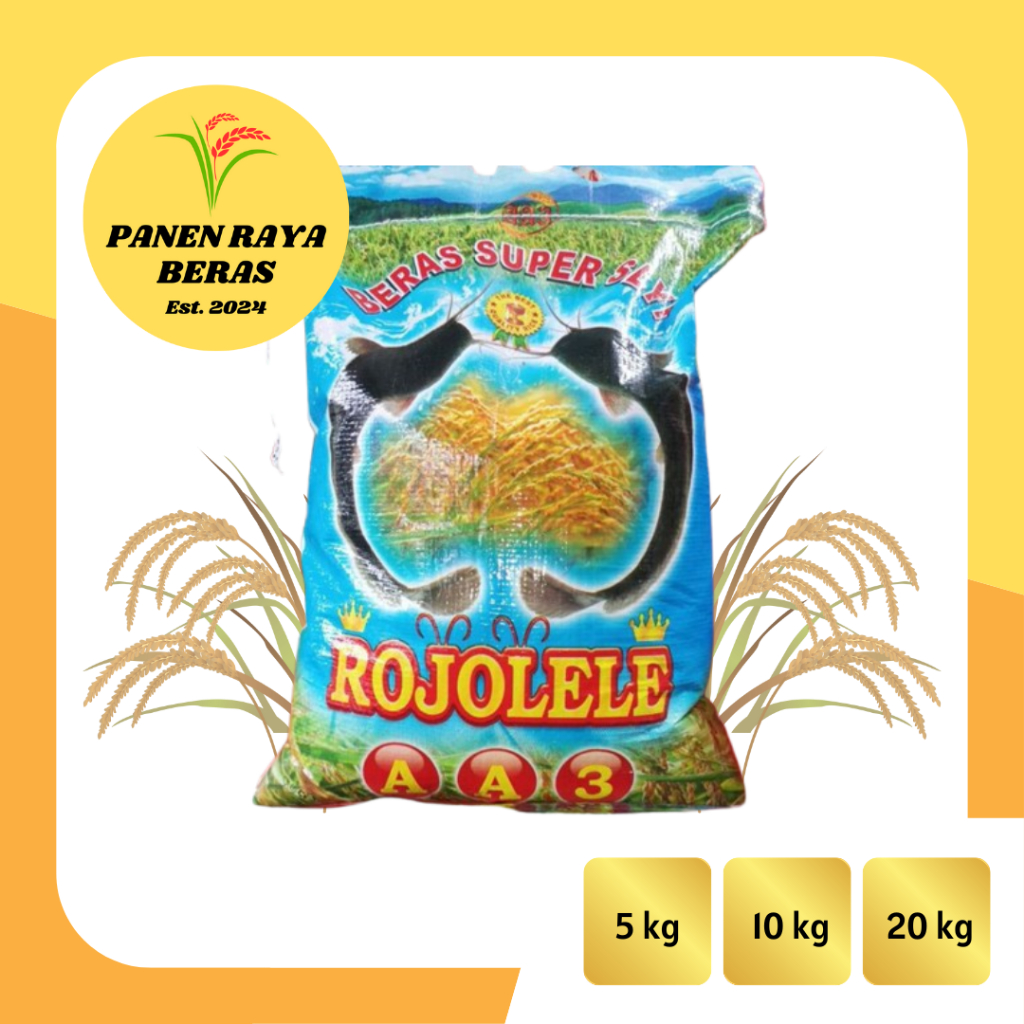 

Beras Rojolele AA3 5kg 10kg 20kg