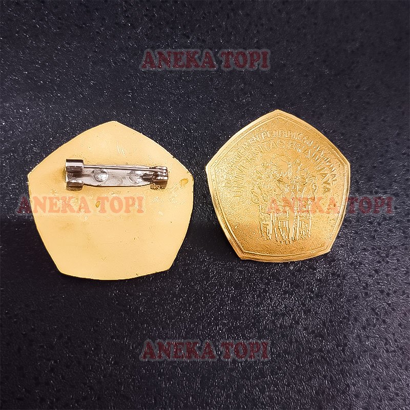 Pin Universitas Brawijaya Pin Bros Logo Universitas Brawijaya Bahan Logam - Aneka Topi
