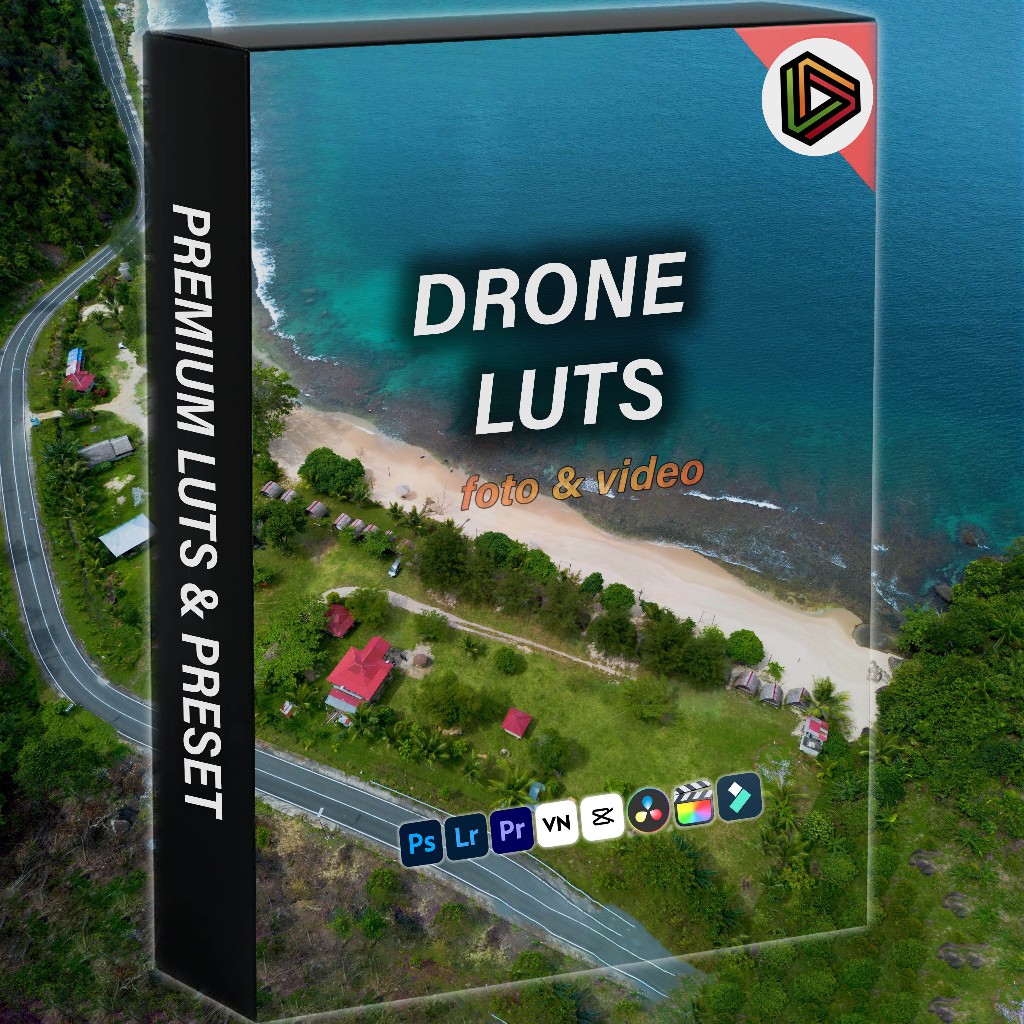 LUTS DRONE LUTS PREMIUM LUTS PACK (PRESET) | ANDROID IOS PC MAC BISA