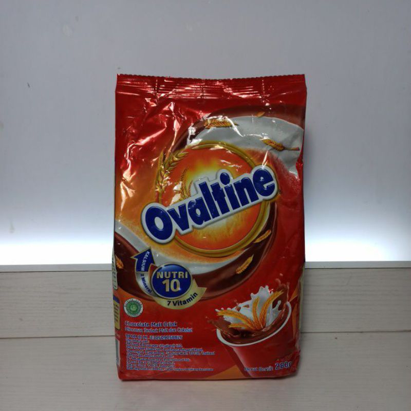 

OVALTINE nutri10 280GR - Minuman susu ovaltine cokelat bubuk - chocolate malt drink