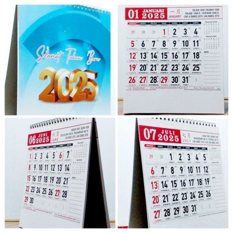 

KALENDER MEJA KERJA Besar tahun 2025