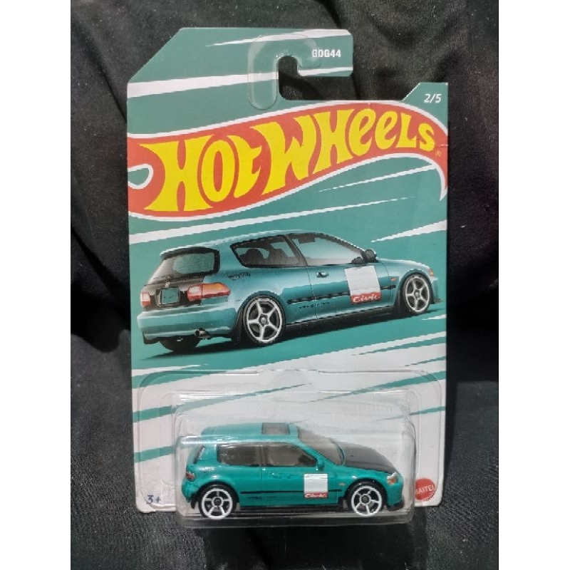 Hot Wheels 92 HONDA CIVIC EG HIJAU