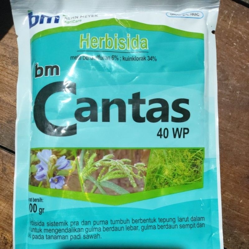 BM Cantas 100gram herbisida purna dan pra tumbuh serendy benfuron