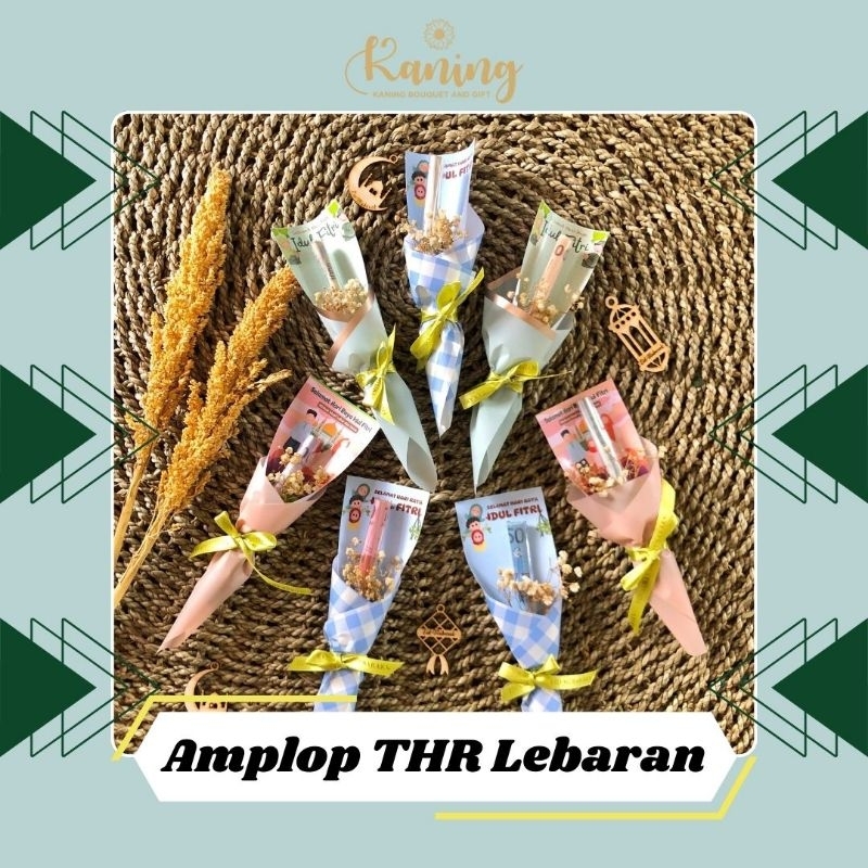 Amplop Lebaran / Amplop Lebaran Unik / Amplop Lebaran Sedotan Uang Gulung / Amplop Angpao Lebaran