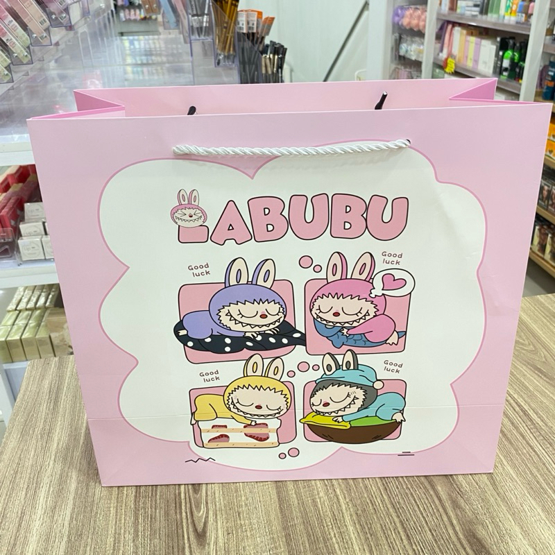 

Paper Bag Tali XL LABUBU / Tas Kertas Labubu