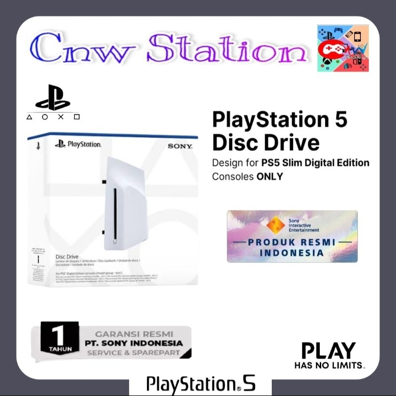 PS5 Slim Digital Version Disc Drive Garansi Resmi Sony Indonesia