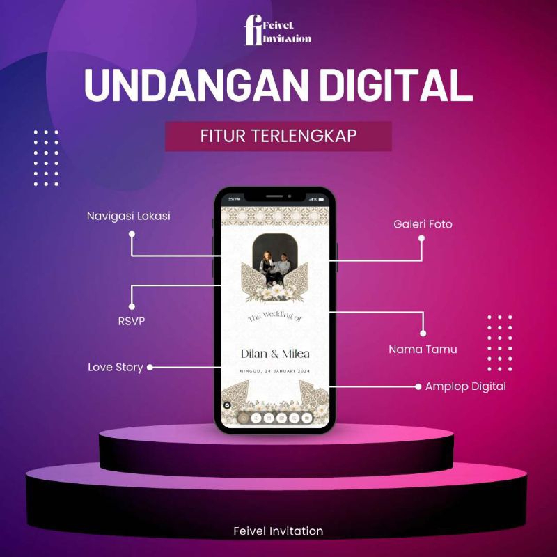 Undangan Pernikahan Digital Website Tema Adat, Undangan Website, Undangan Pernikahan, Undangan Digit
