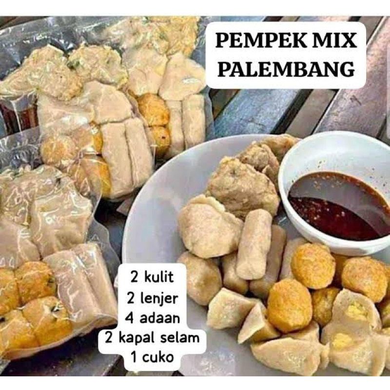 

Pempek Sany Mix isi 10 Asli Palembang