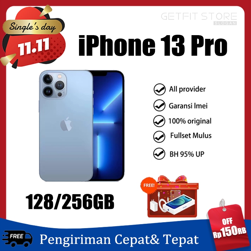 BC iP 13 Pro iPhone 13Pro 128GB/256GB  Second Original 100% Mulus Fullset Bekas iPhone 13 Pro 128GB/