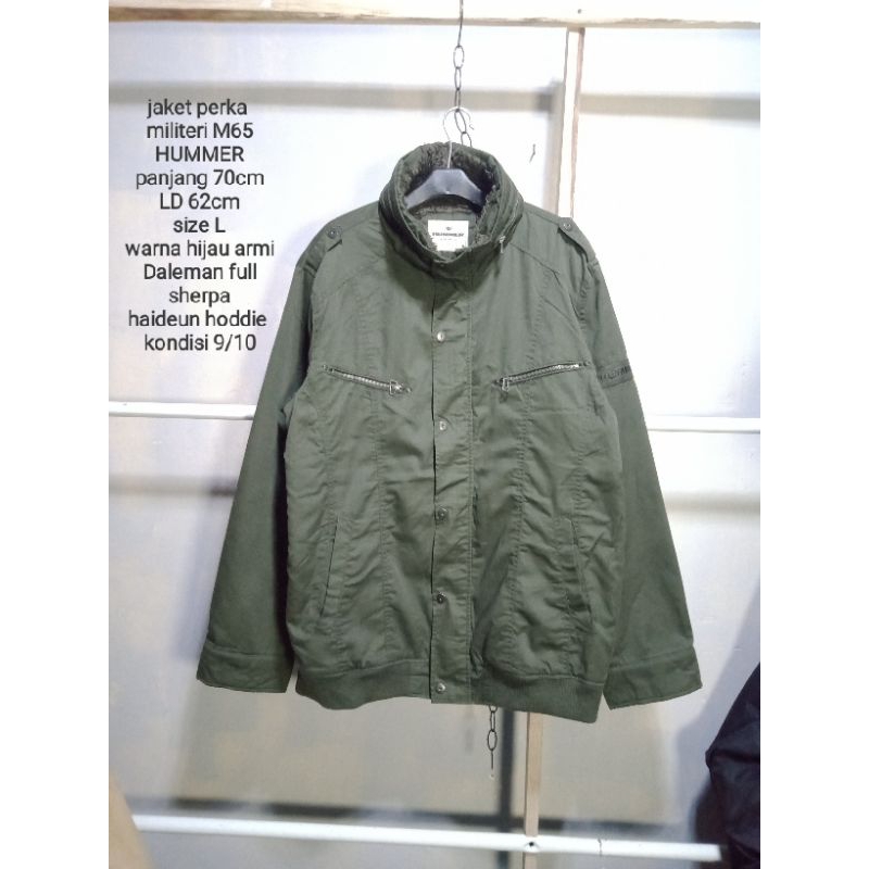 JAKET PARKA MILITERI HUMMER/ JAKET PARKA M65