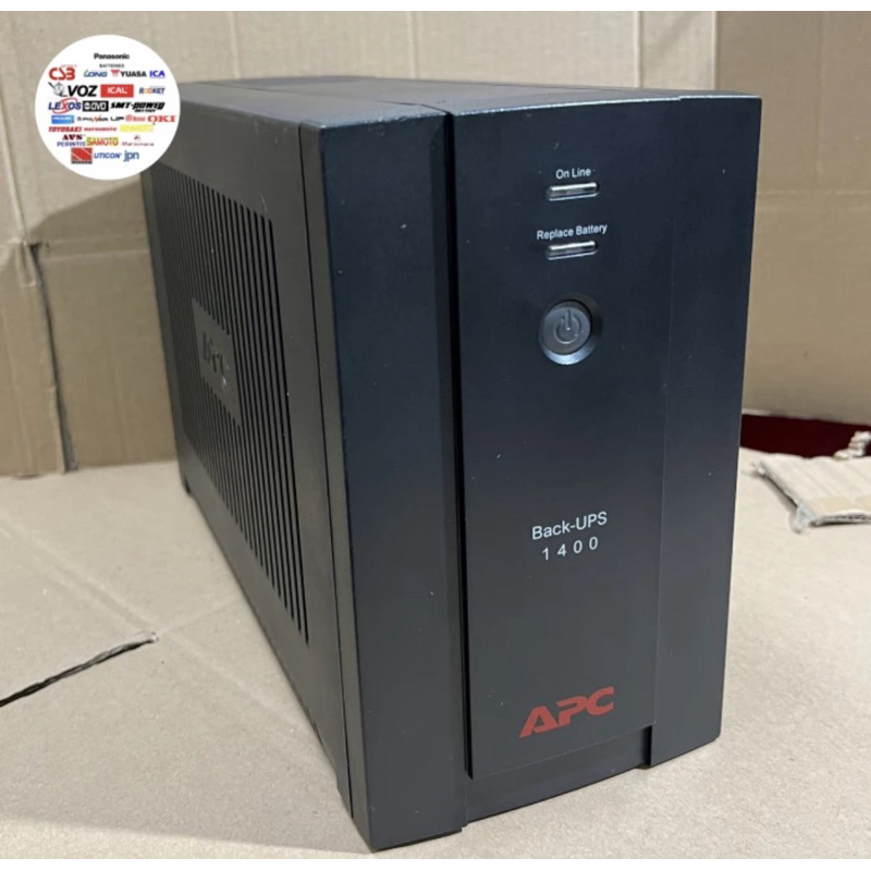 UPS APC BX1400U-MS 1400VA / 700Watt + Stabilizer + Anti Petir + Baterai CSB