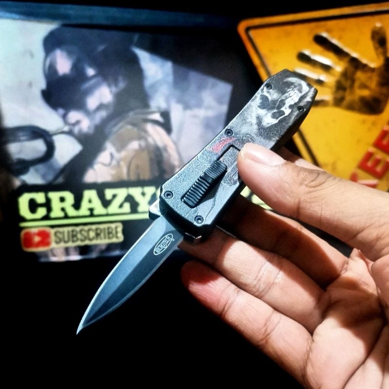 BERKUALITAS pisau survival korek api Microtech / Survival Kit / Pisau Survival