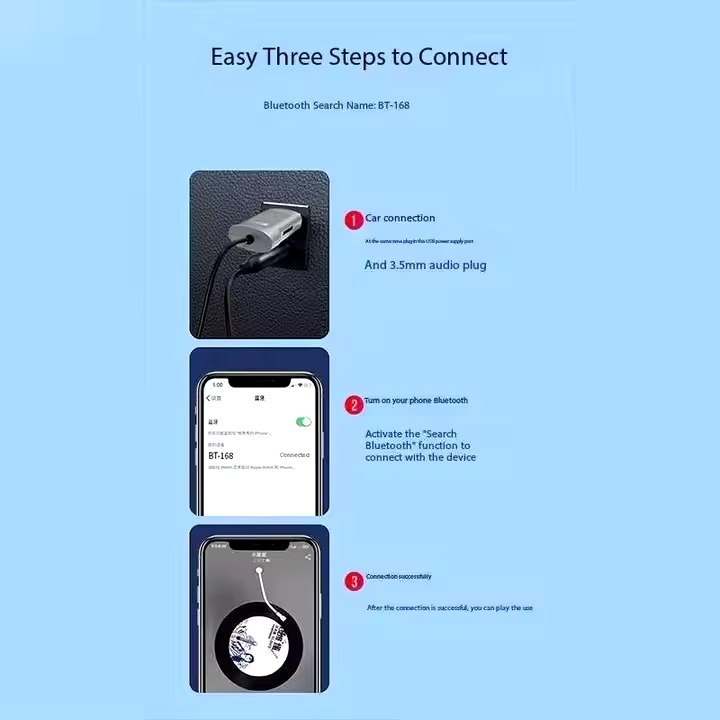 Kilau Holiday Bluetooth Audio Transceiver 2-In-1 & Bt750