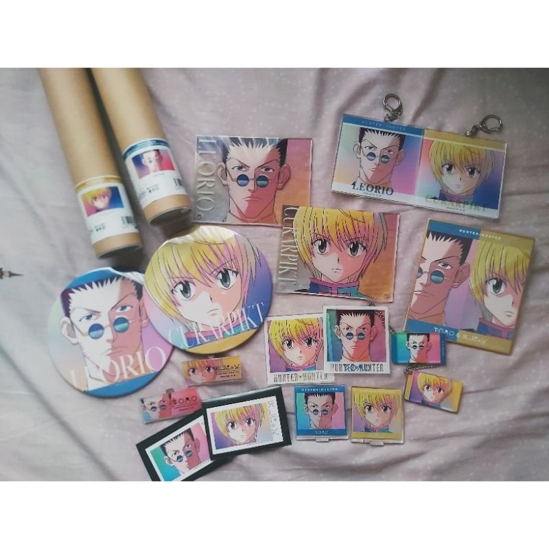 (Clearance) All set official merch HxH Leorio&Kurapika from Ani Art