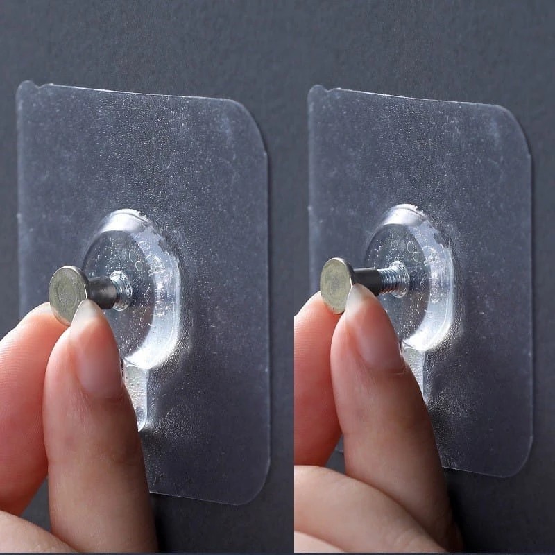 Hook paku gantungan tanpa paku gantungan jam dinding bingkai foto tanpa paku gantungan serbaguna