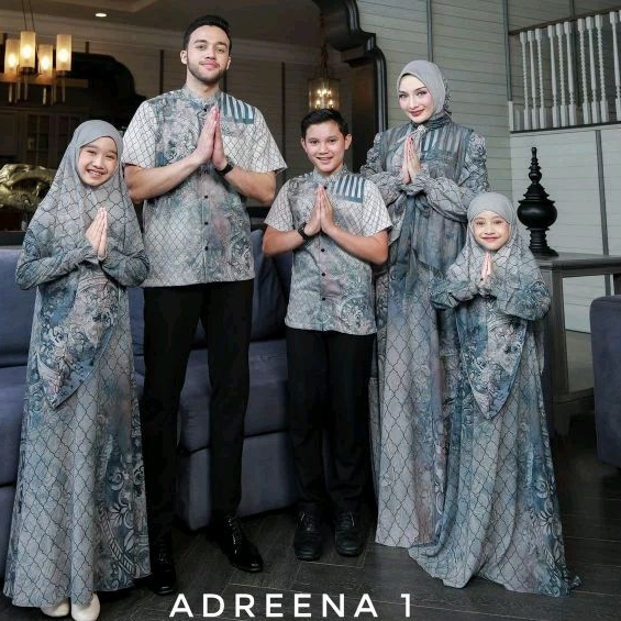 Sarimbit Set Family Gamis Haliza Adreena 1 Ayda 50 by Haliza Style Haliza Nayyara Syar'i Gamis Zhifa