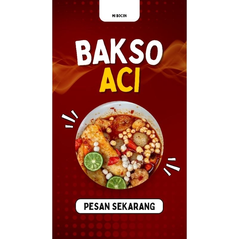 bakso aci instan kemasan