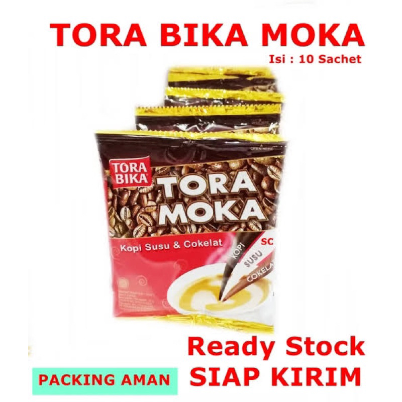 

Torabika Tora Moka Kopi Susu & Cokelat 1 Renteng Isi 10 Sachet 28g