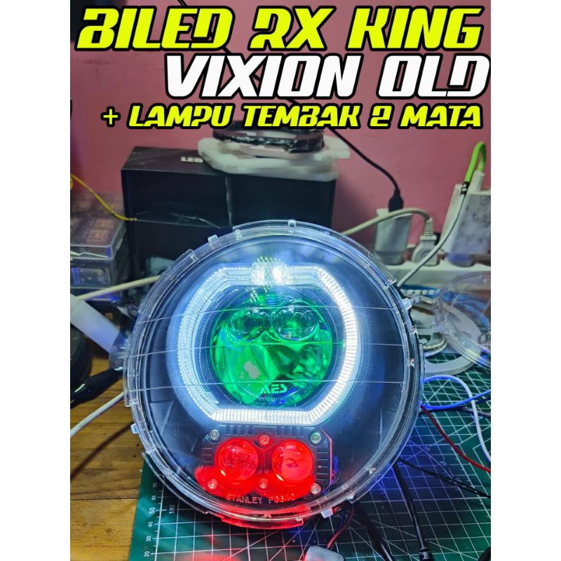 LAMPU BILED RXKING 3 INCH PEREDAM LAMPU BILED RX KING PEREDAM LAMPU BILED VIXON BILED AES VINYX BILE
