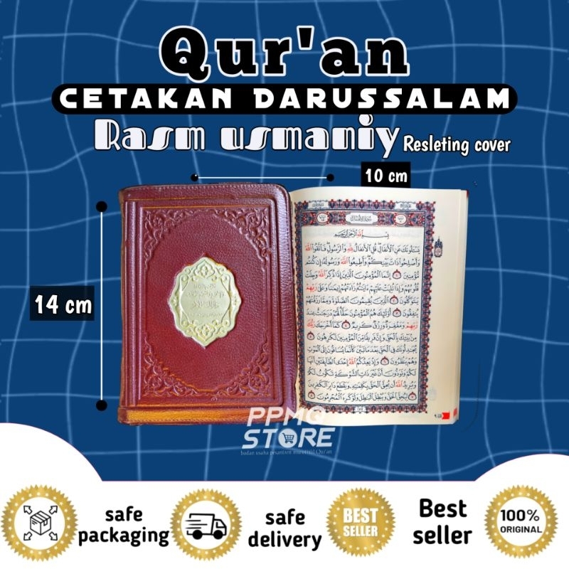 

ALQURAN DARUSSALAM RESLETING | Alquran Saku | Al Qur'an Madinah | Quran Beirut | Mushaf Ustmany | Usmaniy | Ustmani | Rosm Usmani