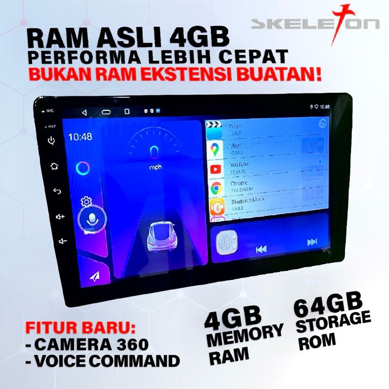 android skeleton 7 inch ram 4gb 64gb